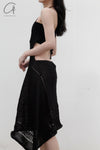 SWAYING/KNIT Crochet Backless Dress SW22SSL38 Black